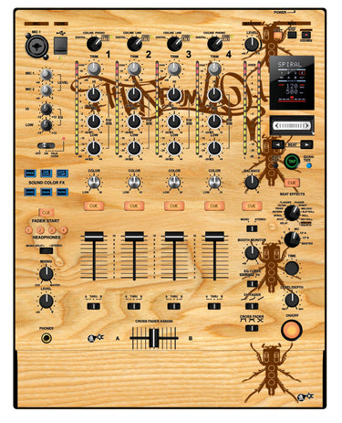 Pioneer DJ DJM 900 NEXUS Skin Thudrumble Wood